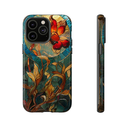 Art Nouveau Floral Full Moon Phone Case