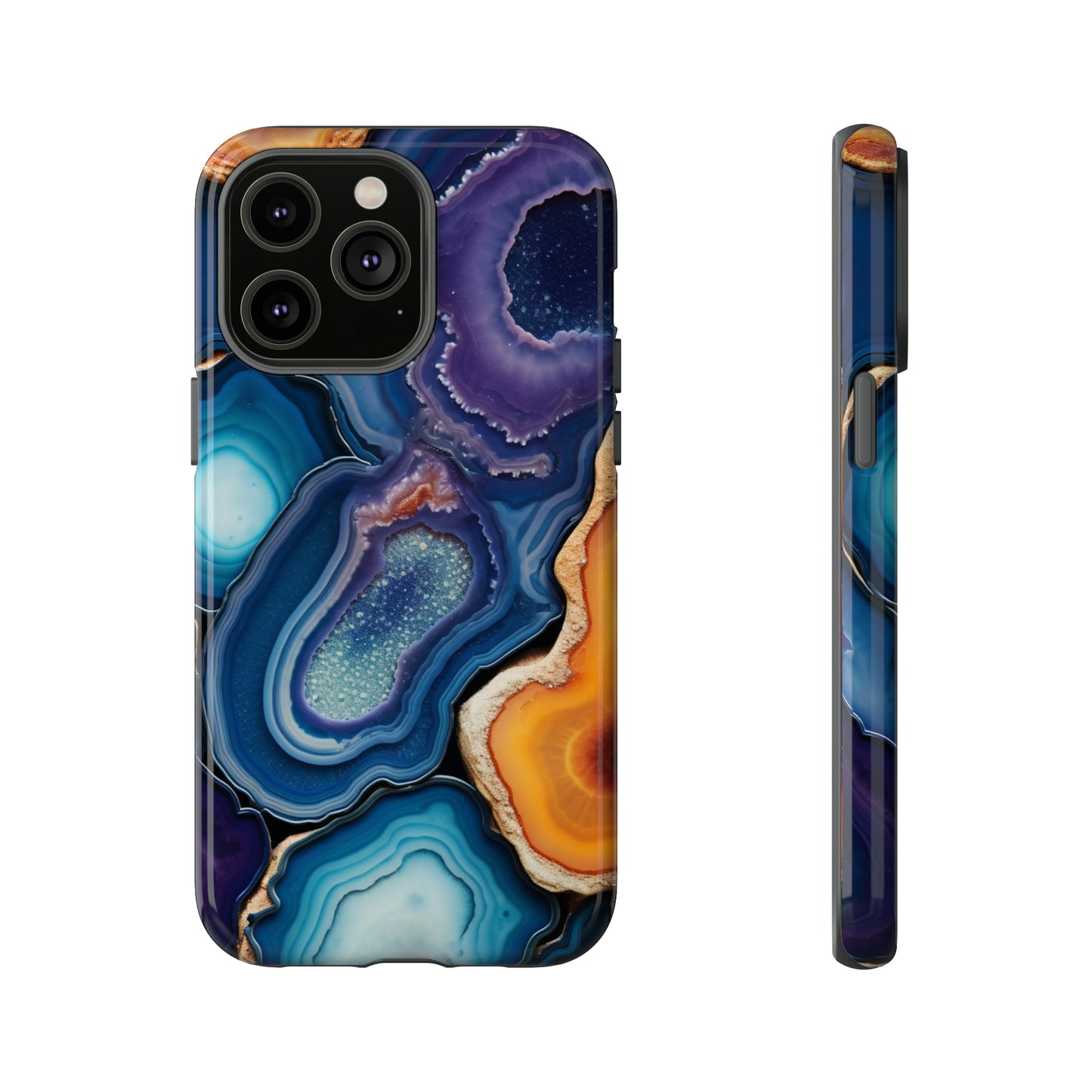 Agate Slice Geode Elegance: Natural Beauty Phone Case