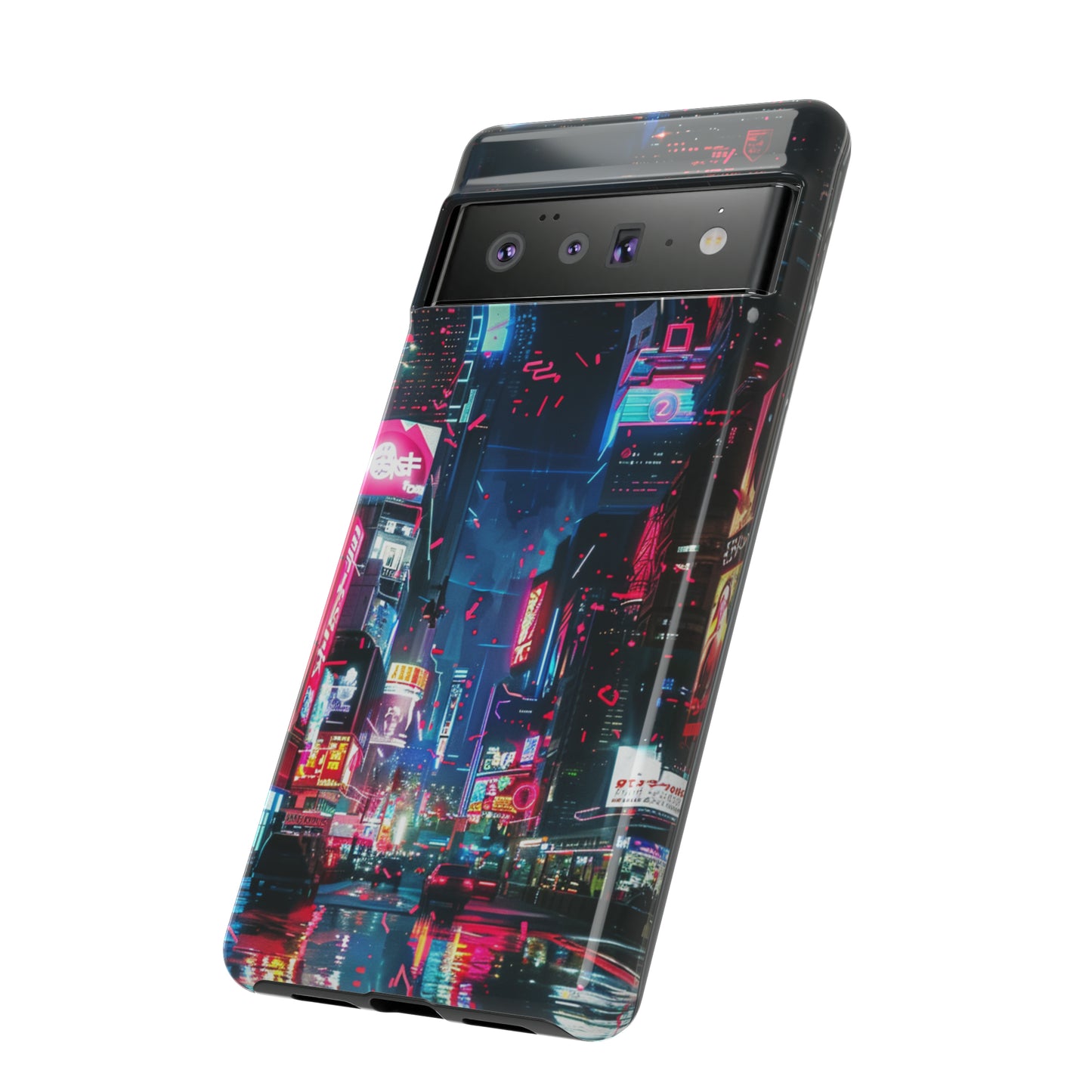 Cyberpunk Tokyo Cityscape Phone Case