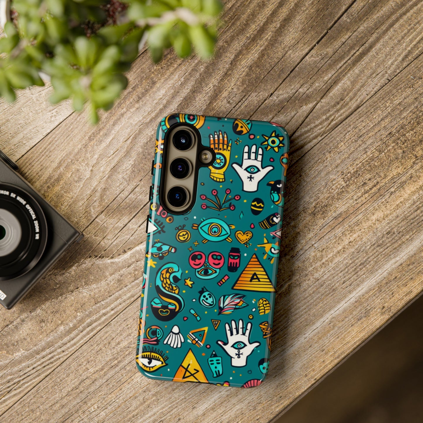 UFOs and Ancient Egypt Talisman Collage Phone Case