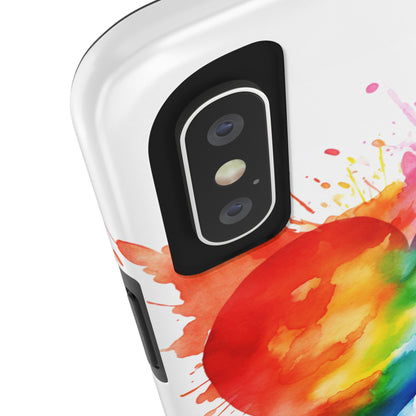 Gay Pride Rainbow Heart iPhone Case | Embrace Love, Equality, and LGBTQ+ Pride