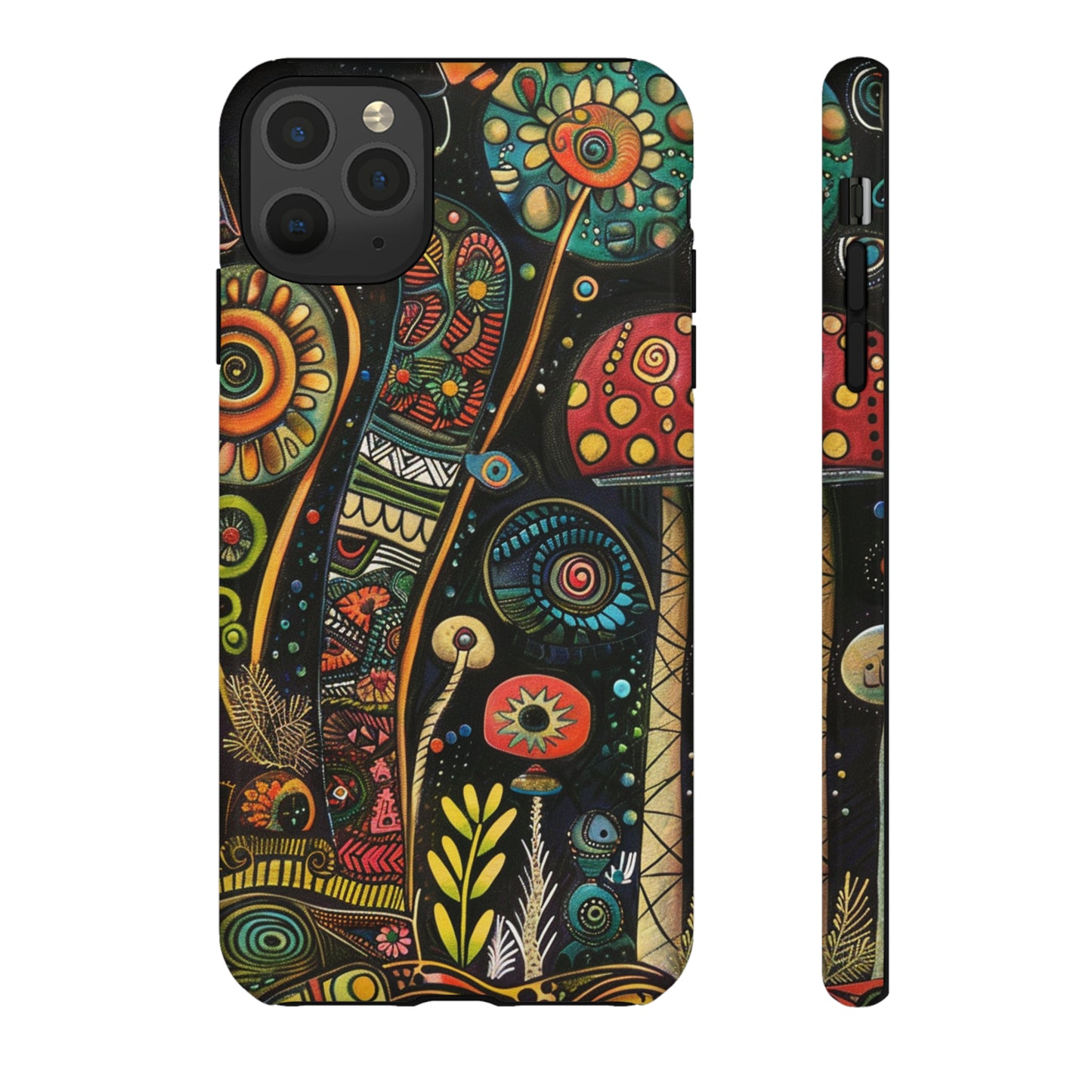 Retro 1960s Psychedelic Flowers Phone Case