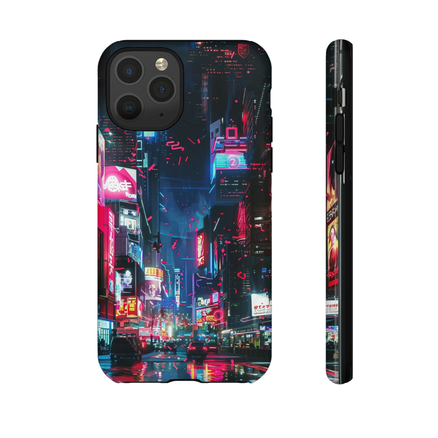 Cyberpunk Tokyo Cityscape Phone Case