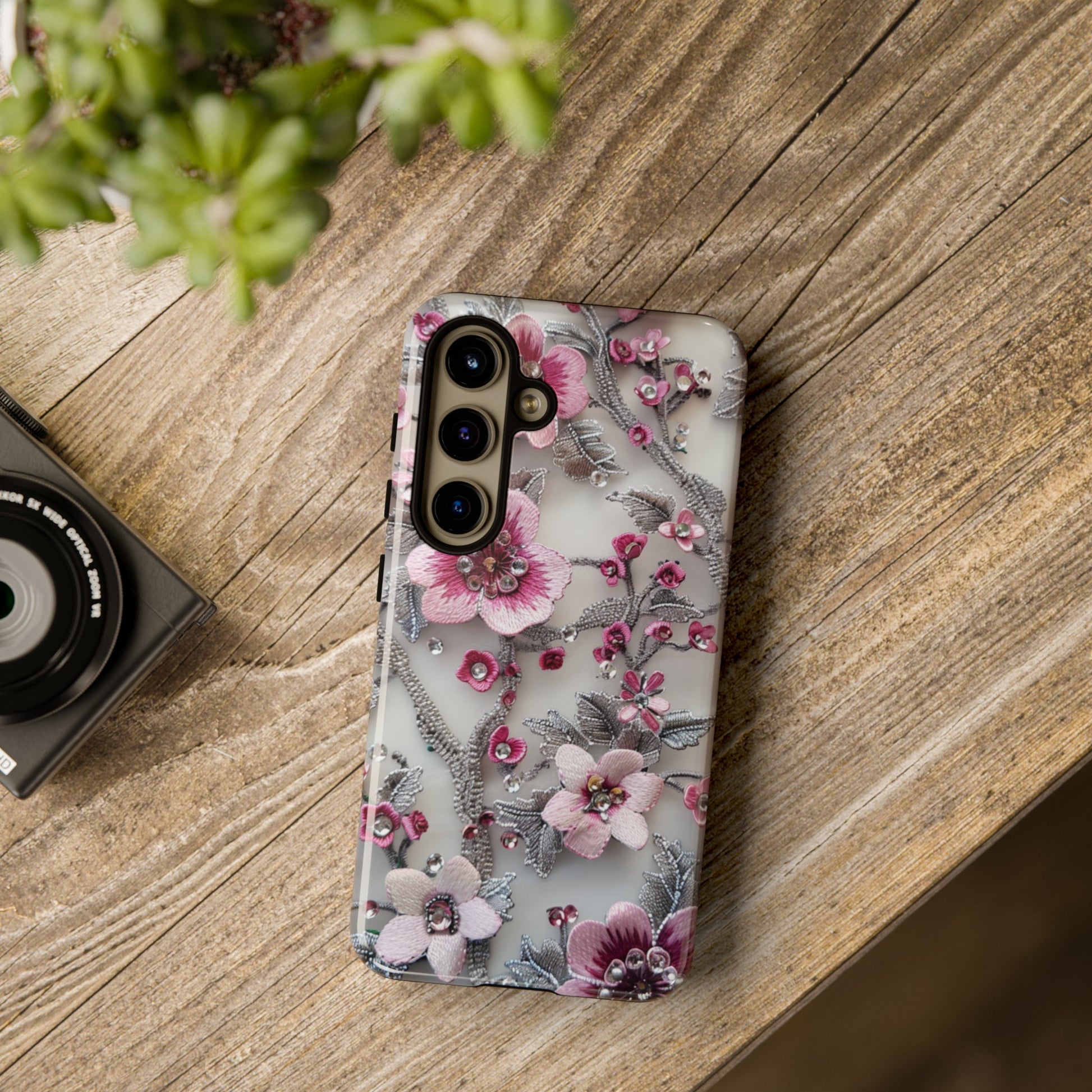 Pastel floral design phone case for iPhone 14 Pro Max case