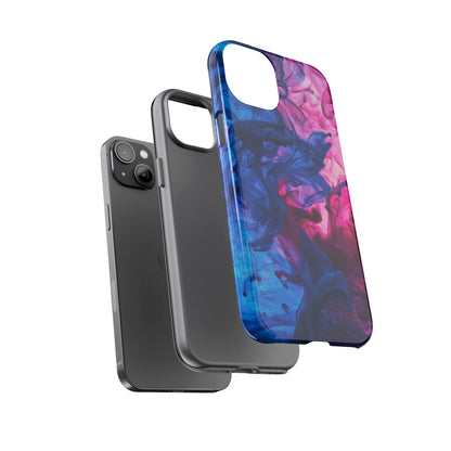 Magenta and Blue Color Explosion Phone Case