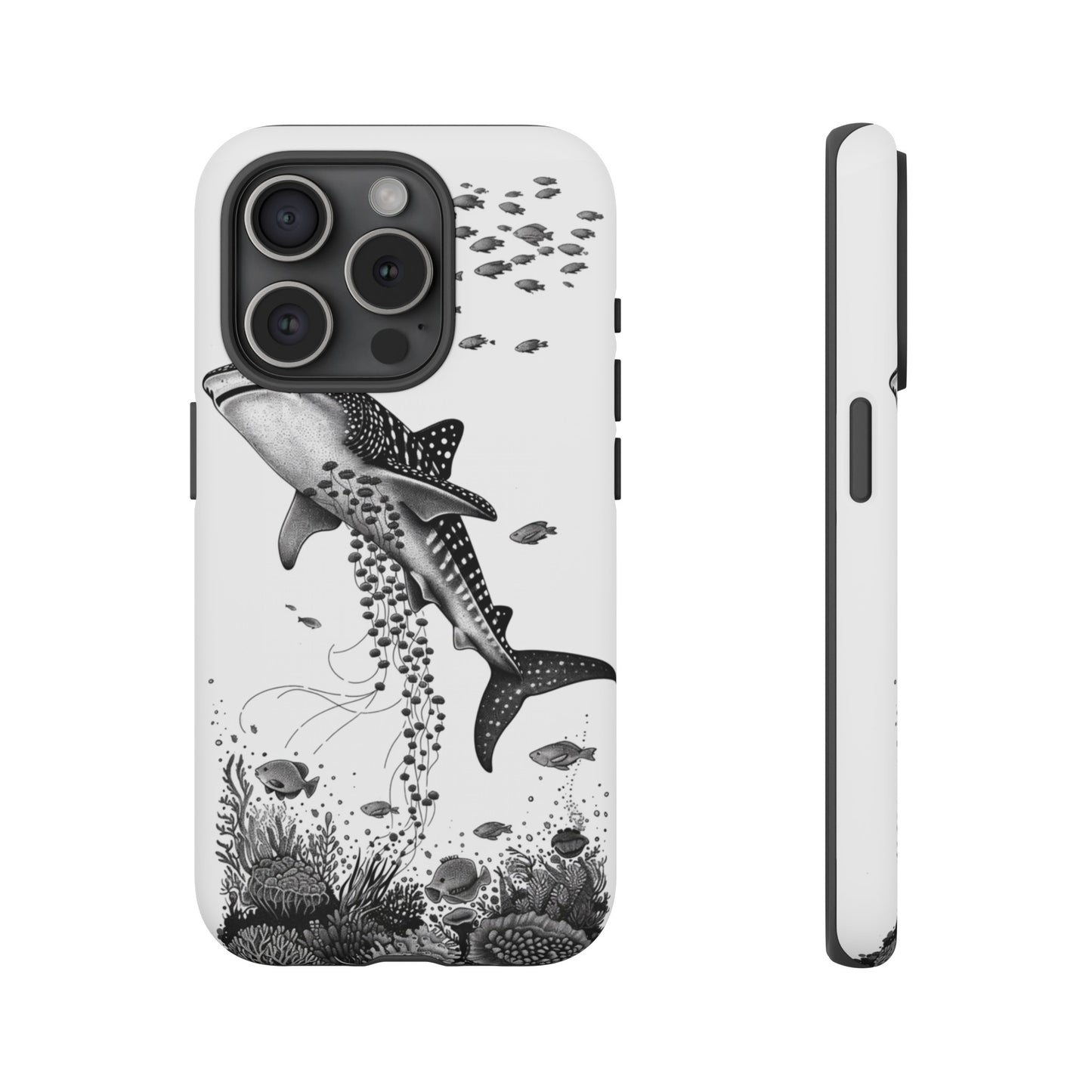 Whale Shark, Turtle, Manta Ray Phone Case