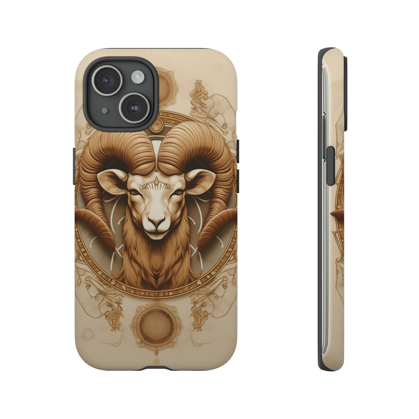 Aries Astrology Stained Glass Phone Case