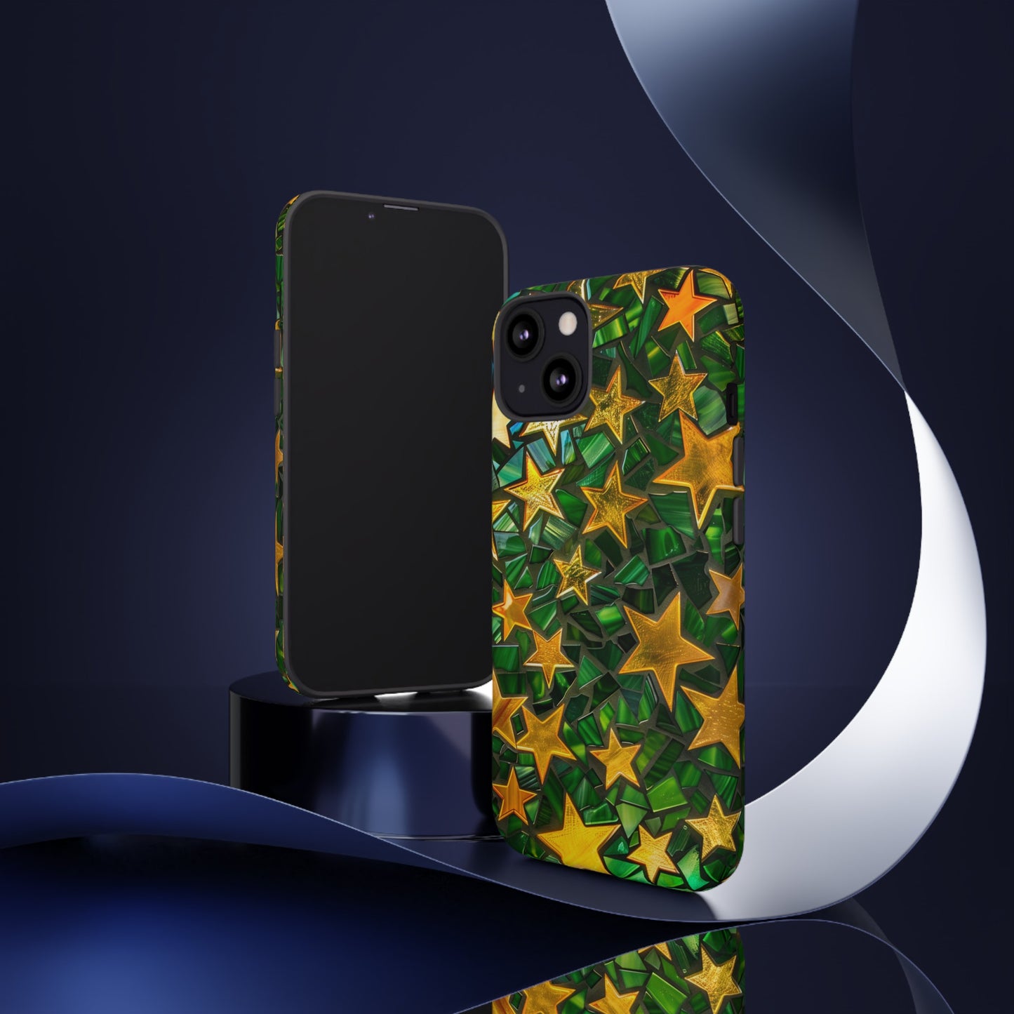 Green Celestial Stained Glass Mosaic Phone Case