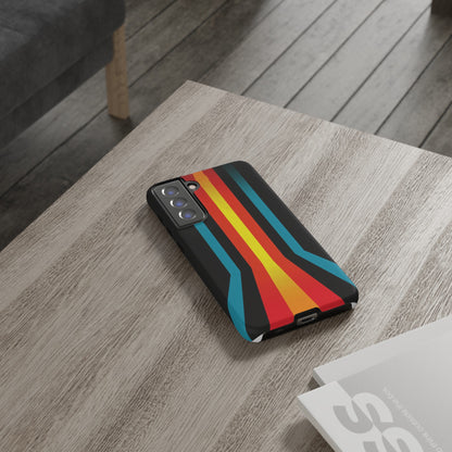 Retro Lines 1980s Flashback Phone Case