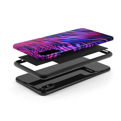 Wild Illusion: Trippy Tiger Stripes Mystique | Dynamic iPhone Case