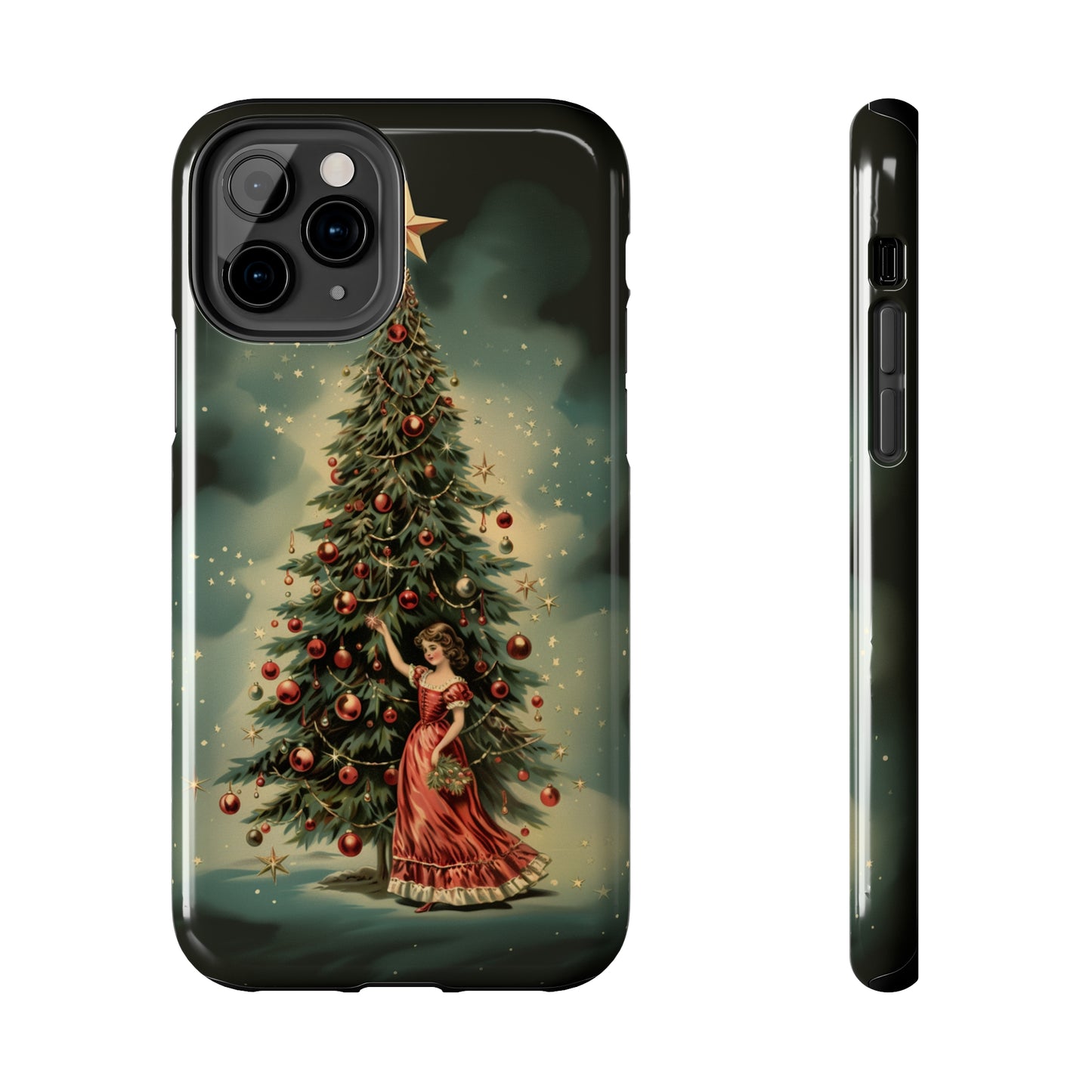 Vintage Christmas Charm Case for iPhone