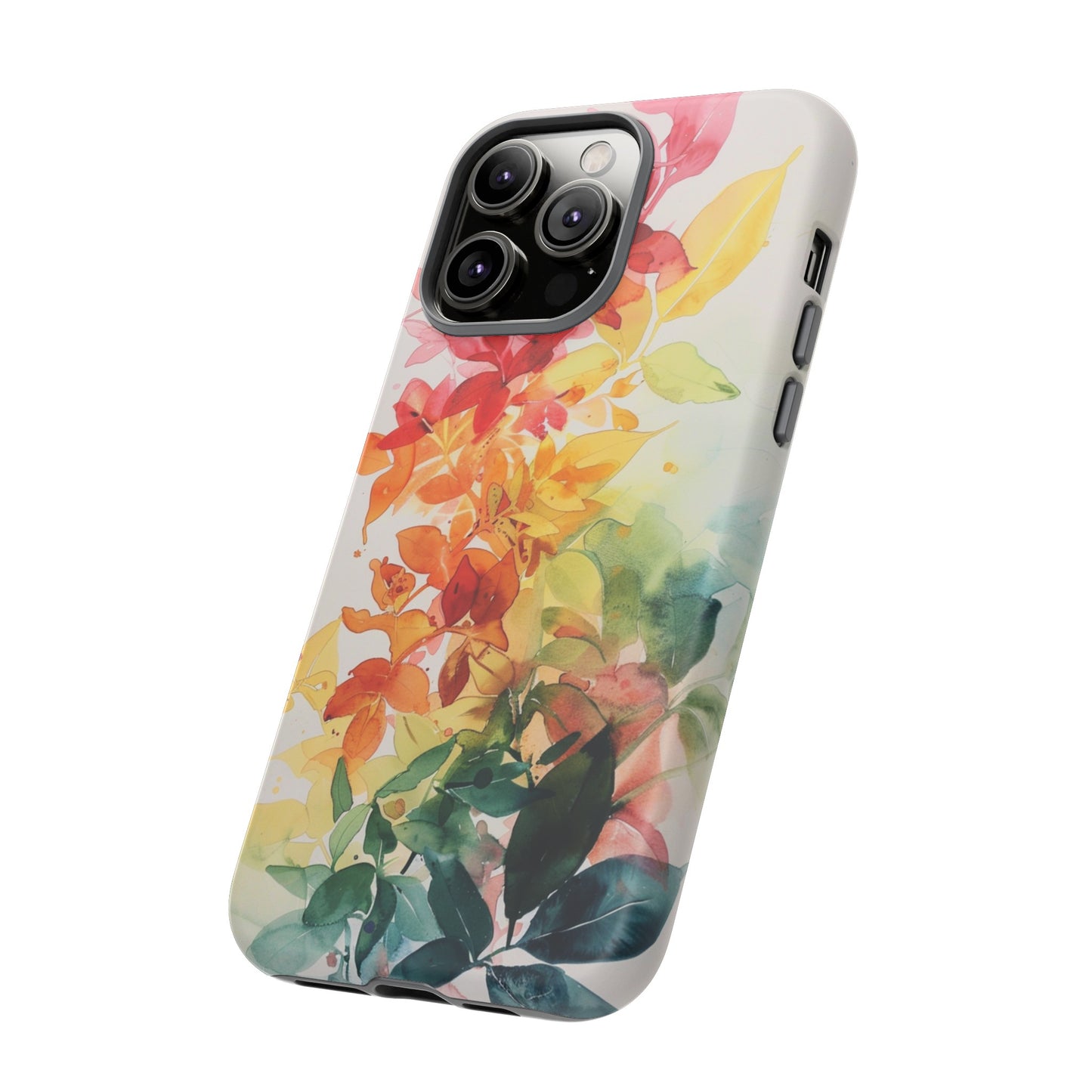 Floral Watercolor Painting iPhone 15 Case