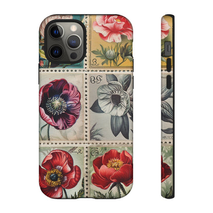 Vintage Floral Stamps Phone Case