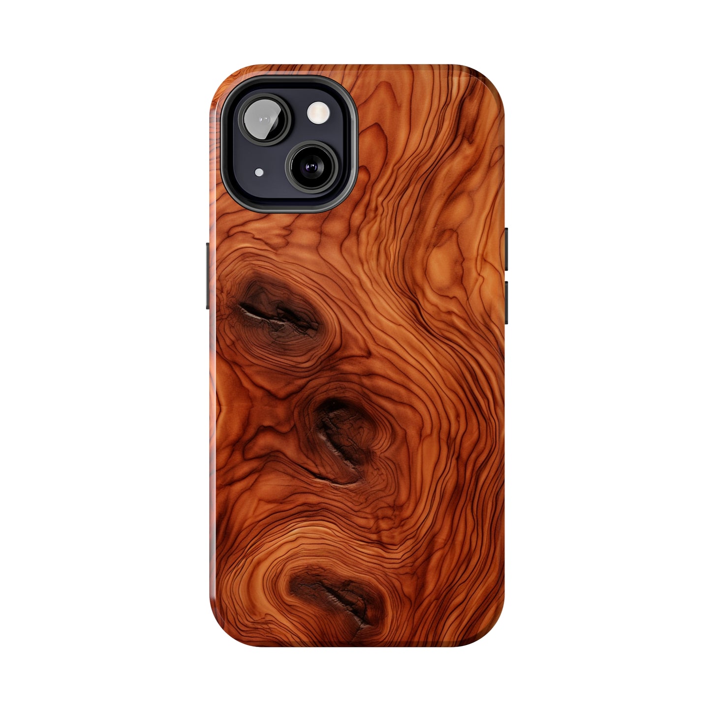 Elegant Timber: Faux Oak Wood Pattern | Dazzling Nature-Inspired iPhone Case