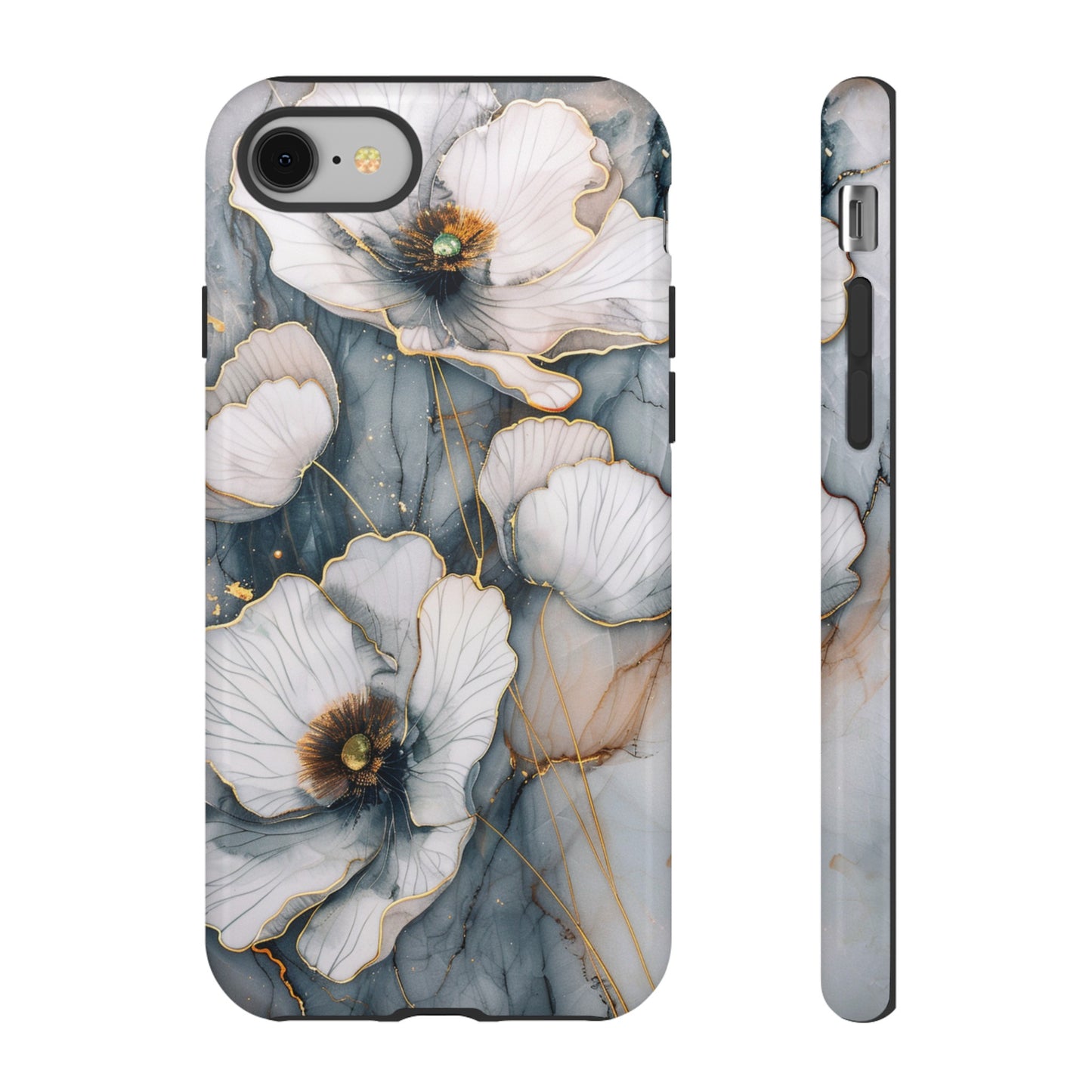 Flowers and Gold Phone Case