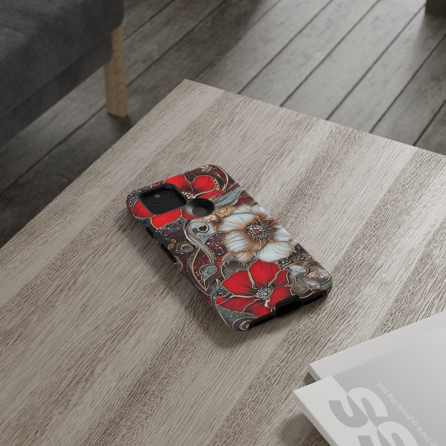 Stained Glass Floral Paisley Explosion Phone Case