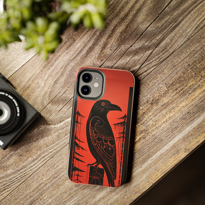 Mystic Totem: Northwest Native American Tribal Raven | Cultural Heritage iPhone Case