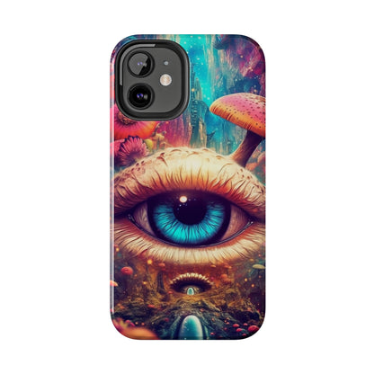 Eye of the Mushroom Psychedelic Art iPhone Case | Embrace the Trippy Enigma