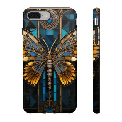 Stained Glass iPhone Butterfly Floral Aesthetic Art Nouveau