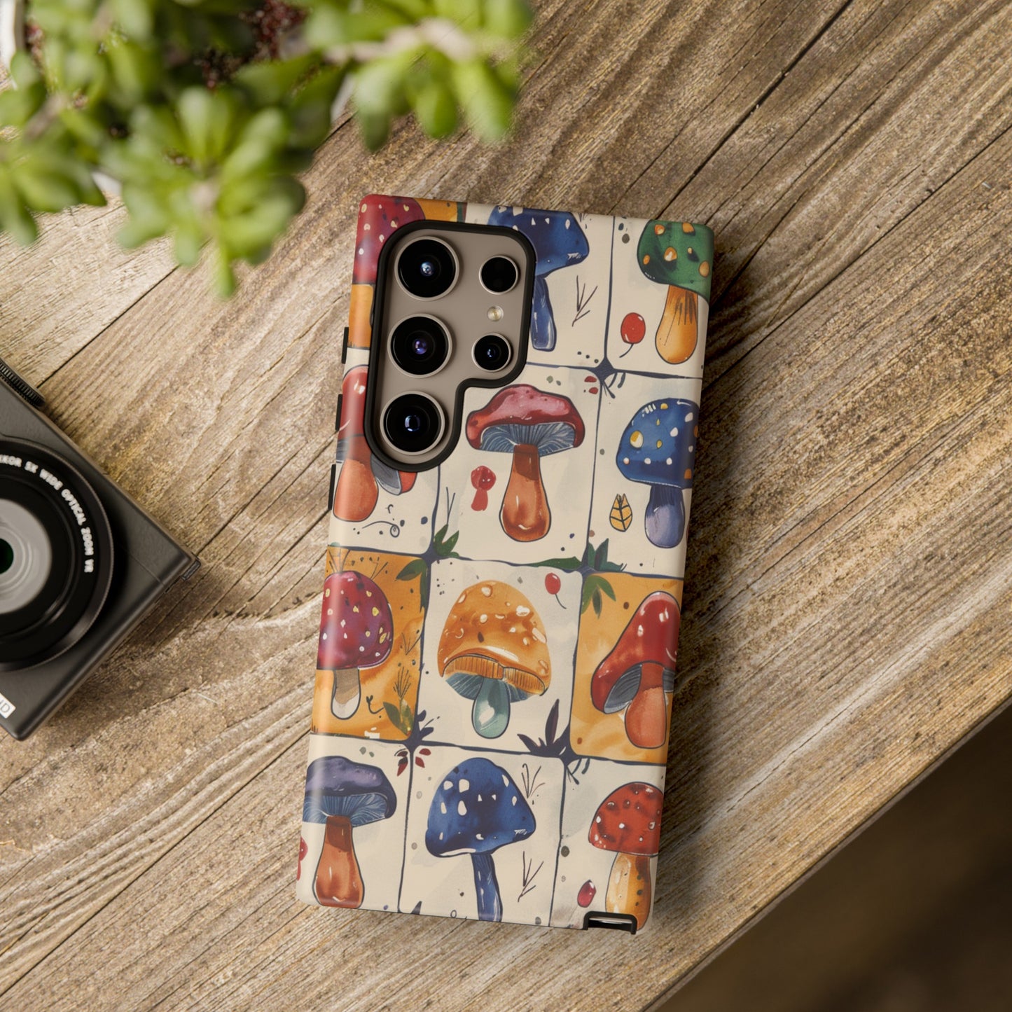 Trippy Magic Mushroom Toadstools Phone Case