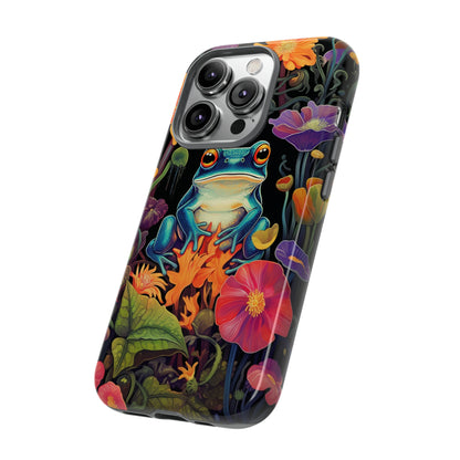 Floral Frogs Elegance Phone Case for Google Pixel, iPhone & Samsung Galaxy