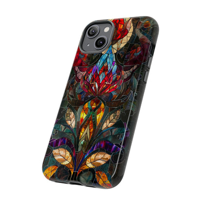 Art Deco Stained Glass floral Phone Case