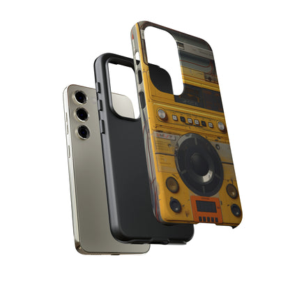 Cyberpunk Techno Gadget Walkman: Premium Phone Tough Case for iPhone, Samsung Galaxy, and Google Pixel