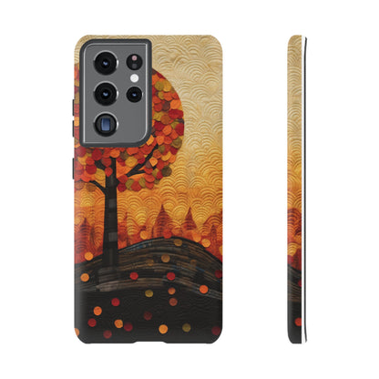 Autumn iPhone Case, Forest Embroidered Style Phone Case