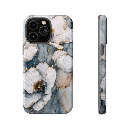 Flowers and Gold Phone Case