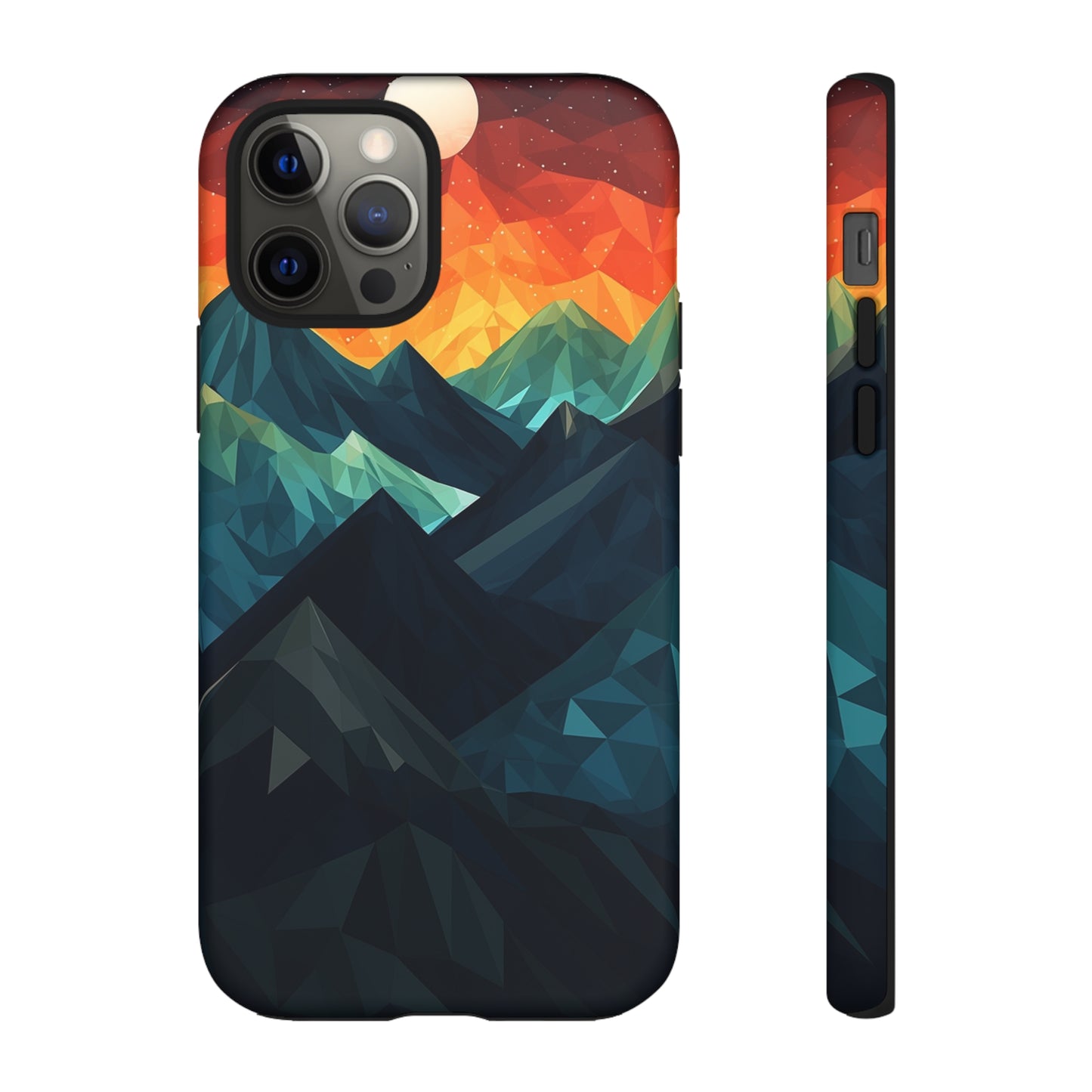 Mountain Abstract Tough Case | Embrace Nature's Beauty with a Durable Phone Case