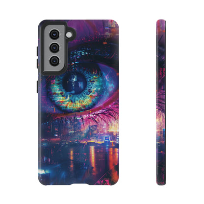 Eye of the Beholder Cyberpunk Art Phone Case