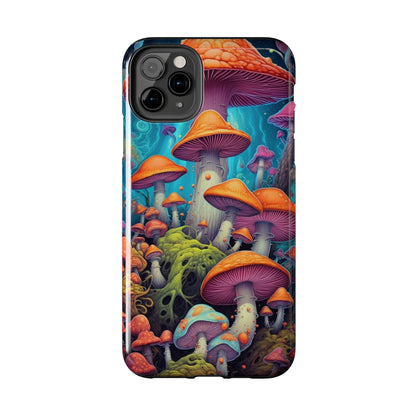 Trippy Magic Mushroom Tough iPhone Case | Embrace the Psychedelic Enchantment