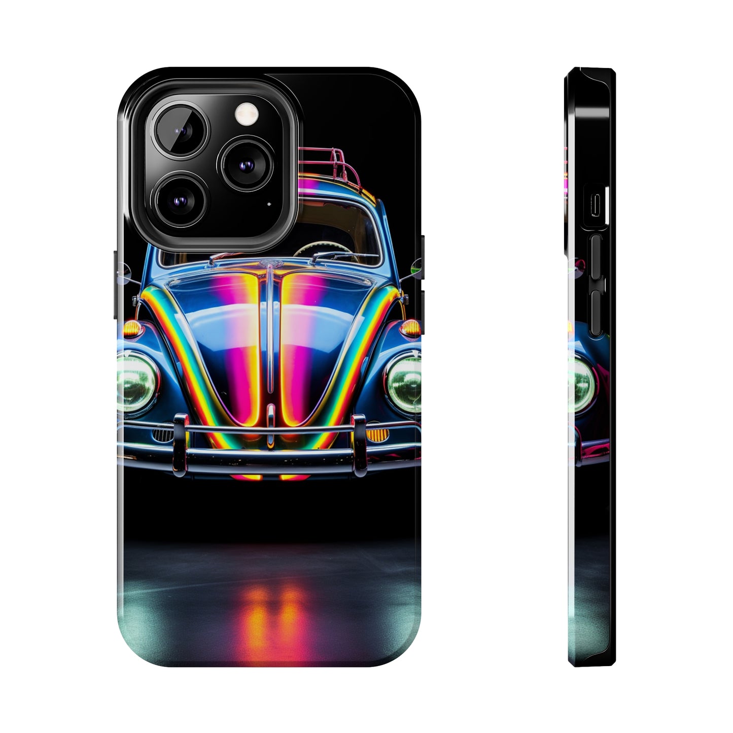 iPhone Case | Colorful Journeys: Psychedelic VW Bug iPhone Tough Case