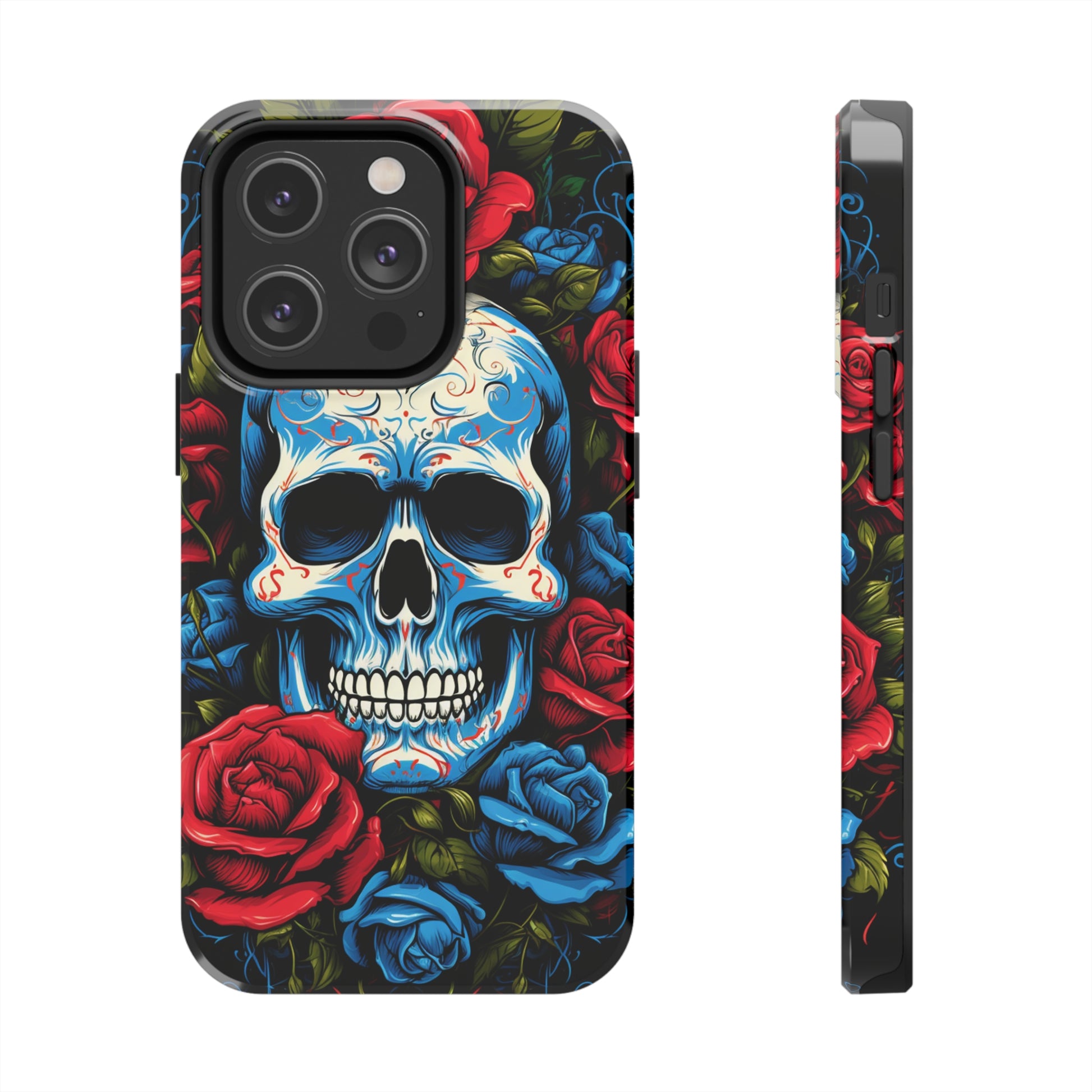 Edgy and elegant iPhone XR and iPhone 13 Pro cover design