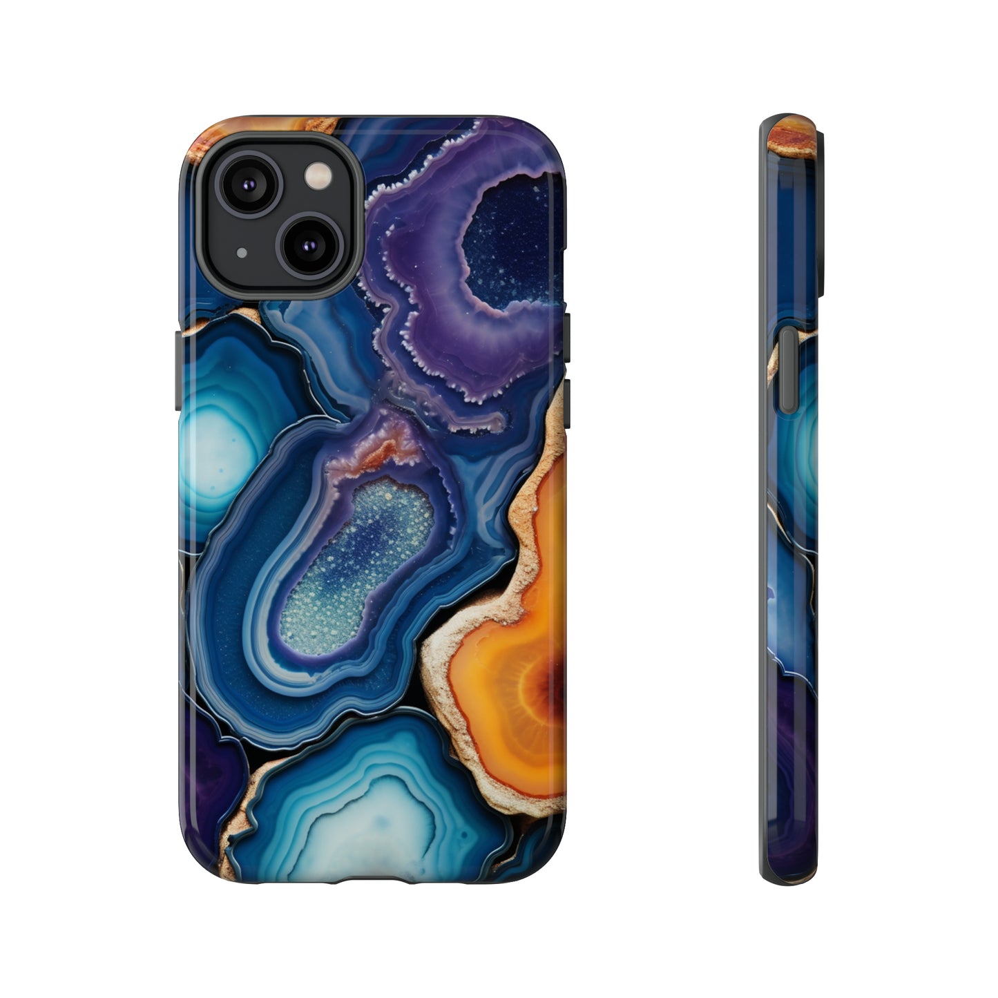 Agate Slice Geode Elegance: Natural Beauty Phone Case