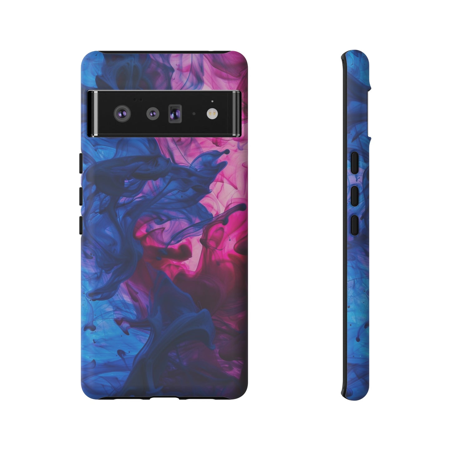 Magenta and Blue Color Explosion Phone Case