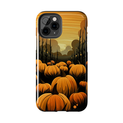 Halloween Fall Pumpkins iPhone Case | Embrace the Spooky Autumn Vibes