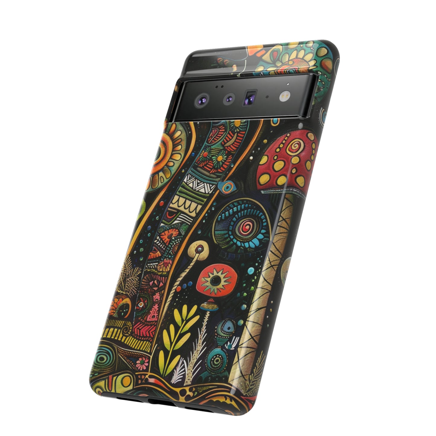 Retro 1960s Psychedelic Flowers Phone Case