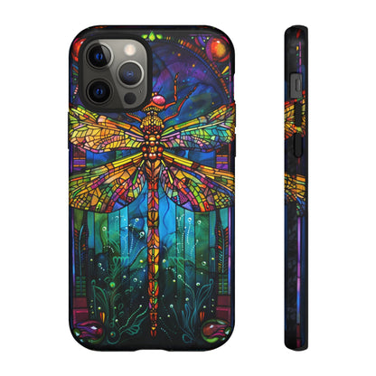 Art Deco Stained Glass Dragonfly Phone Cover