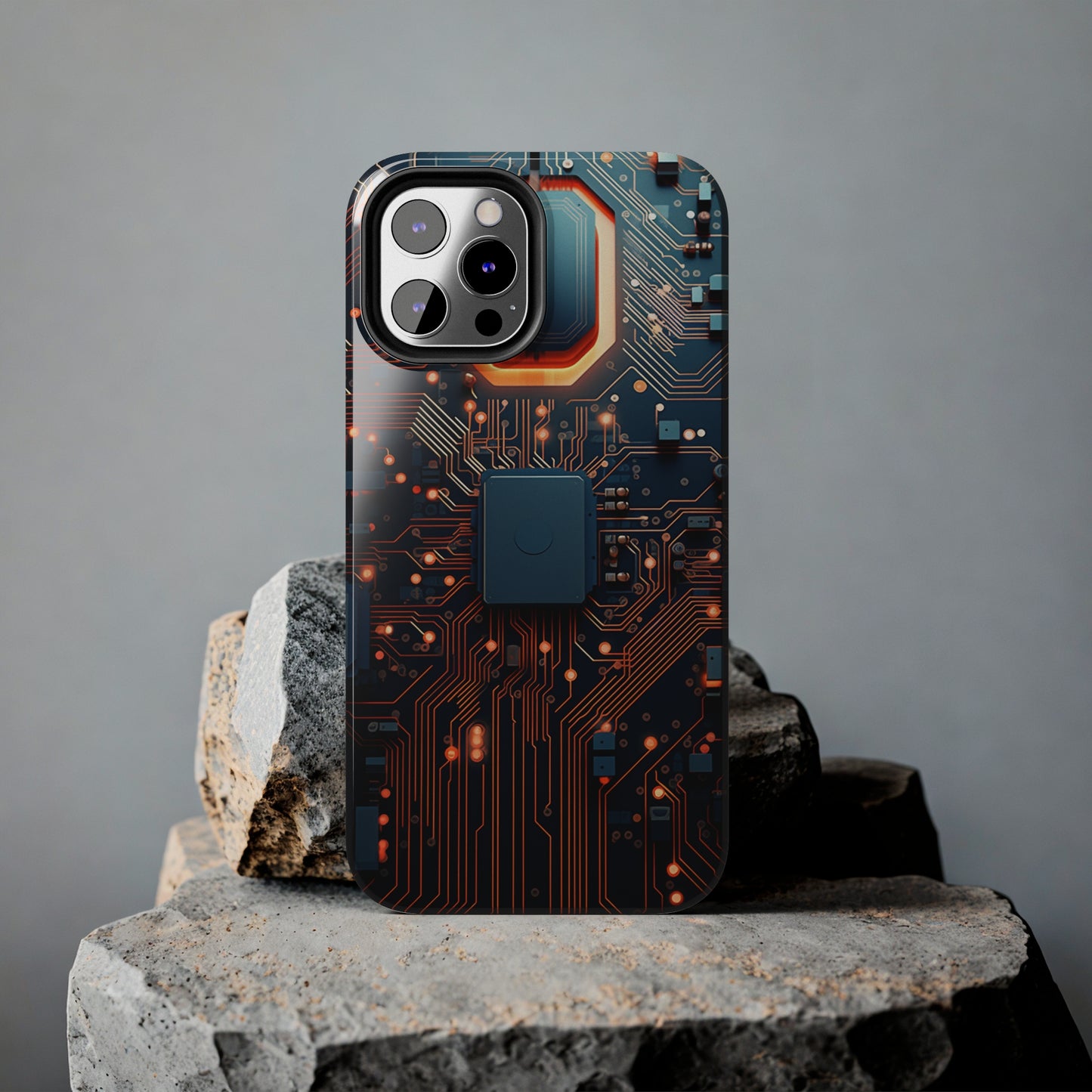 Neon Nexus: Cyberpunk Circuit Board | Futuristic Tech-Inspired iPhone Case