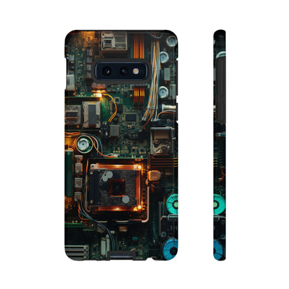 Circuit Board Themed Tough Phone Case