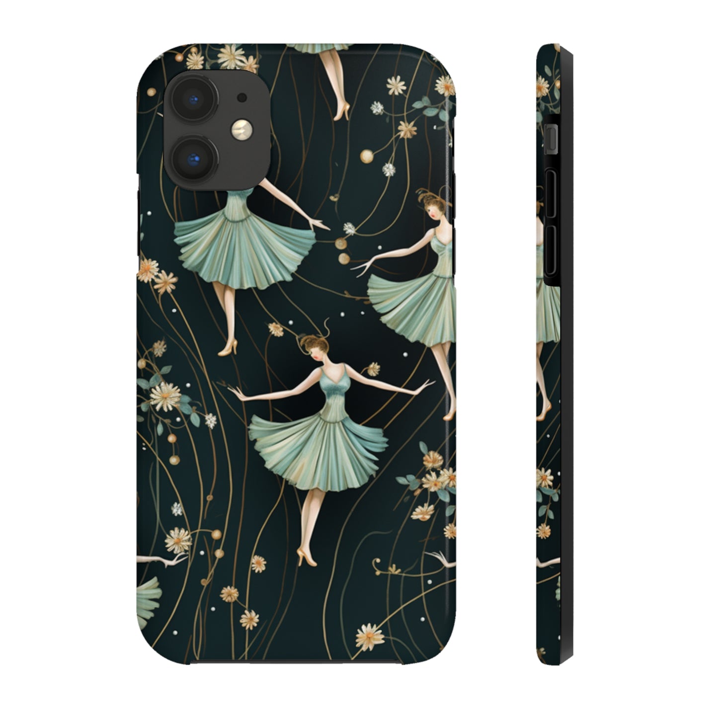 Vintage Style Dancing Ballerina iPhone Case | Embrace Elegance and Grace in Retro Charm