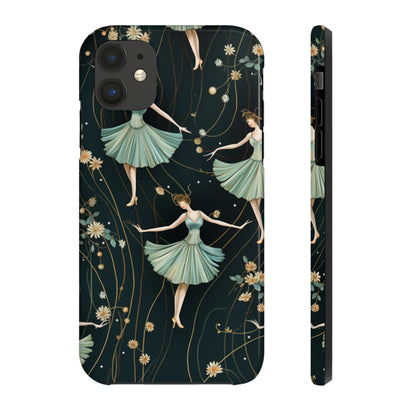 Vintage Style Dancing Ballerina iPhone Case | Embrace Elegance and Grace in Retro Charm