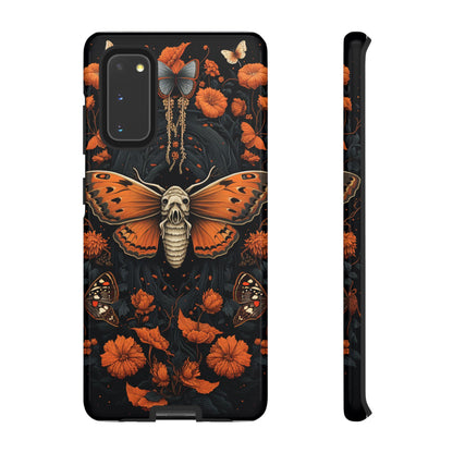 Eerie Elegance Halloween Goth Moth Phone Cover