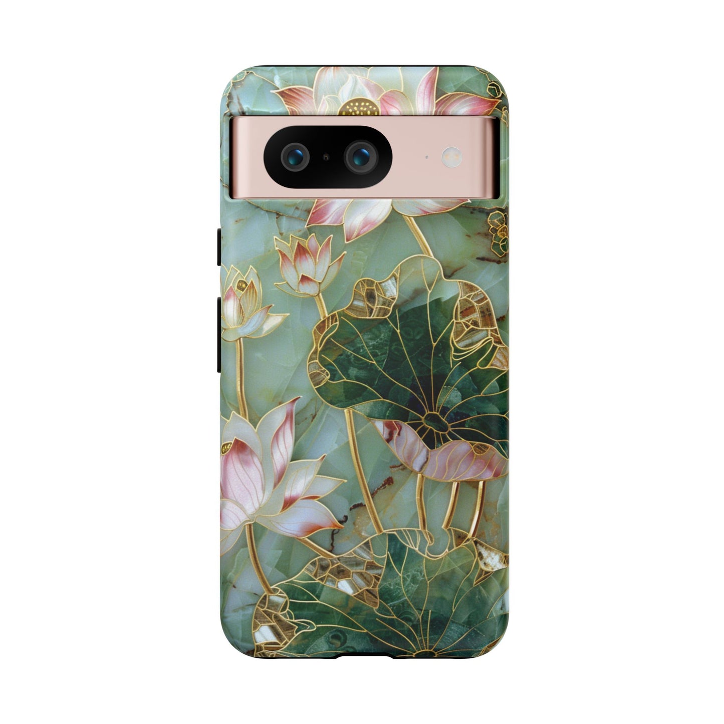 Elegant Floral Phone Case - Tough Cases with Lotus Design