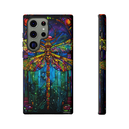 Art Deco Stained Glass Dragonfly Phone Cover