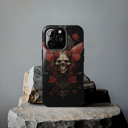 Deadhead Moth Gothic Dark Academia iPhone Case | Embrace Mysterious Elegance