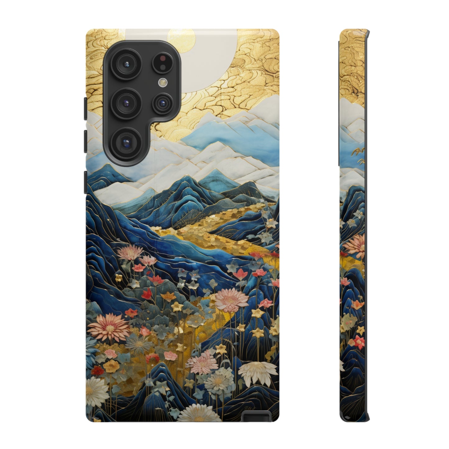 Chiyogami Floral Tough iPhone Case Japanese Boho