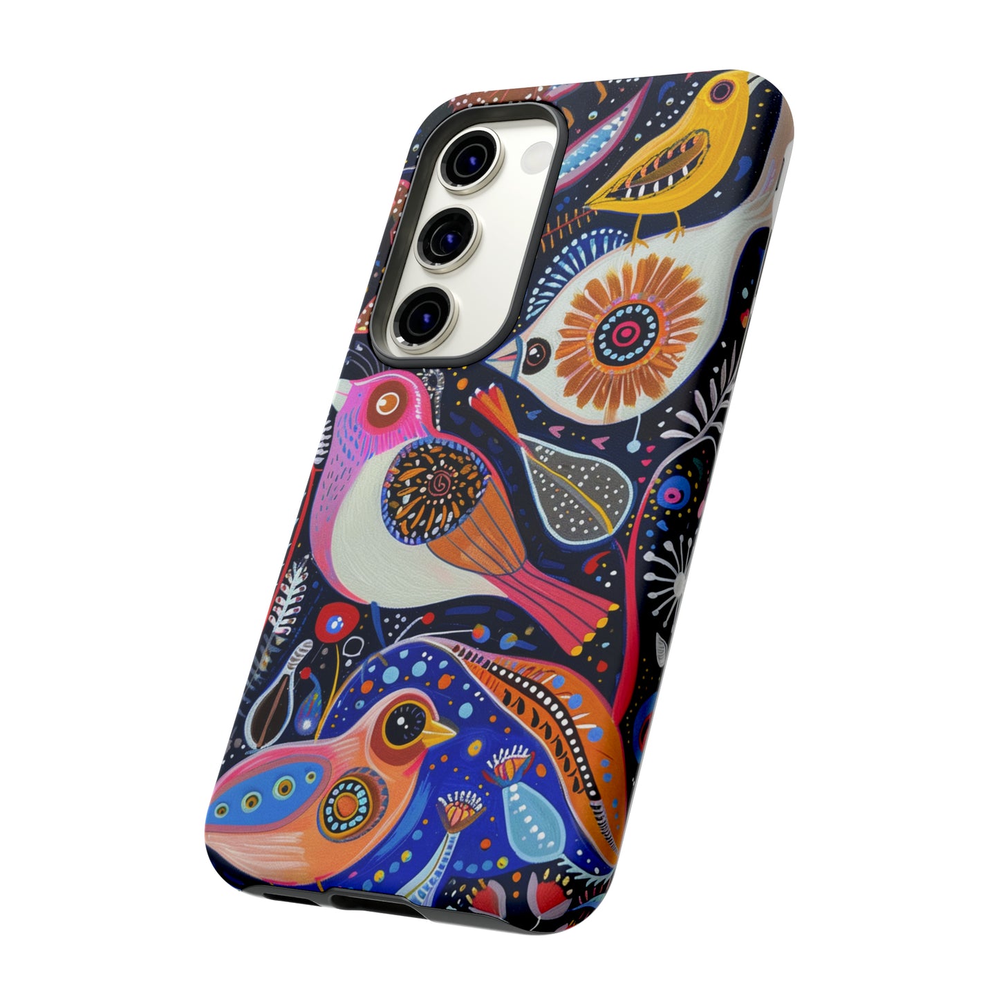 Mexican Style Bird Painting Phone Case