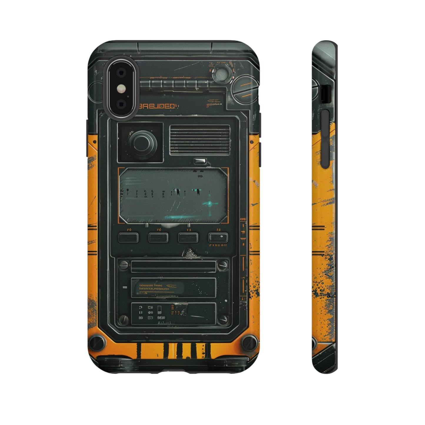 Cyberpunk Sci-Fi Techno Communicator Phone Case for iPhone 15
